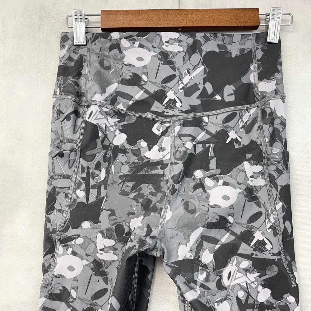 The North Face Womens Midline High Rise Pocket 7/8 Leggings M Camo Trail Runs - Picture 5 of 15
